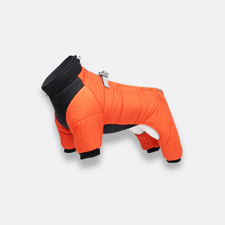 Vanntett hundejakke til små-mellomstore hunder oransje