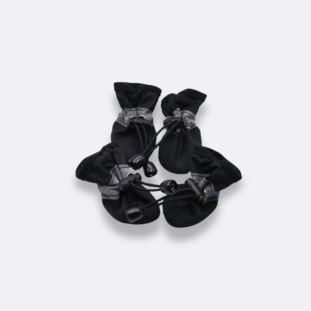 Vintersko til hund med antiski svart