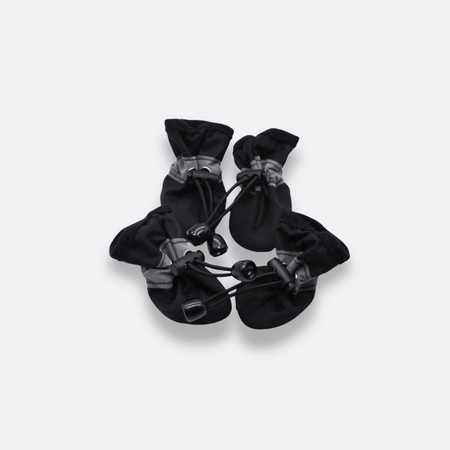 Vintersko til hund med antiski svart