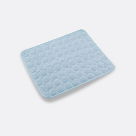 Kjølematte hund lyseblå