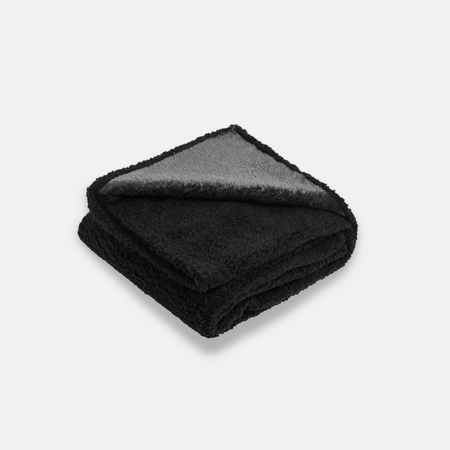 hundeteppe fleece svart