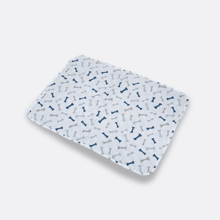 Vaskbar tissematte hund hundebein mønster