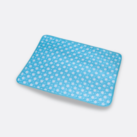 Tissematte til hund lyseblå