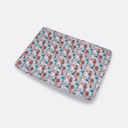 Vaskbar tissematte hund mønster