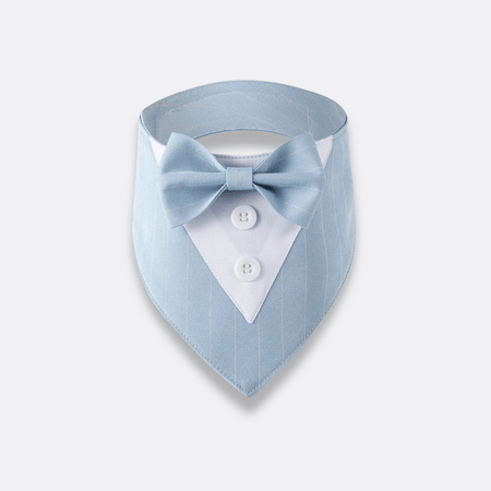 Sløyfe til hund lyseblå