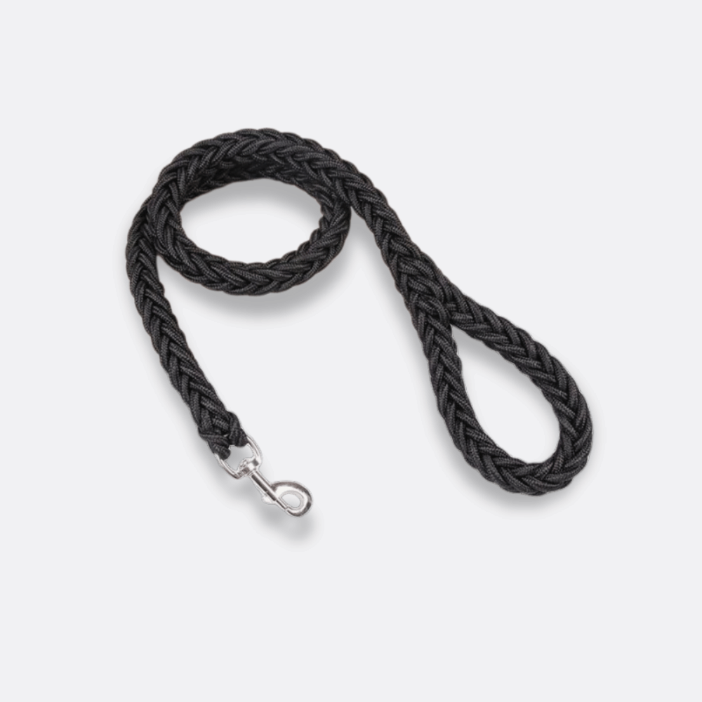 Strikket hundebånd sort