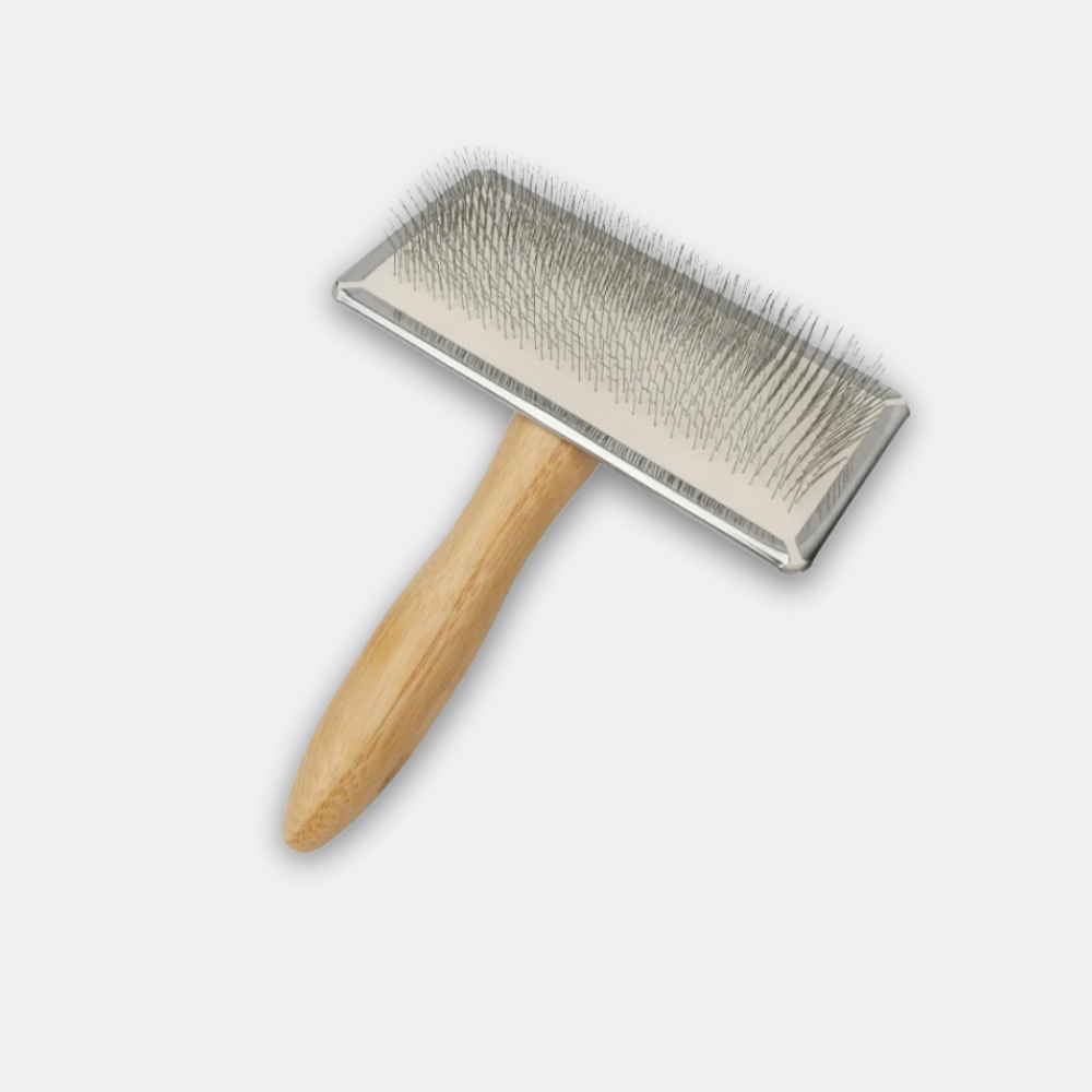 Hundebørste med Treskaft