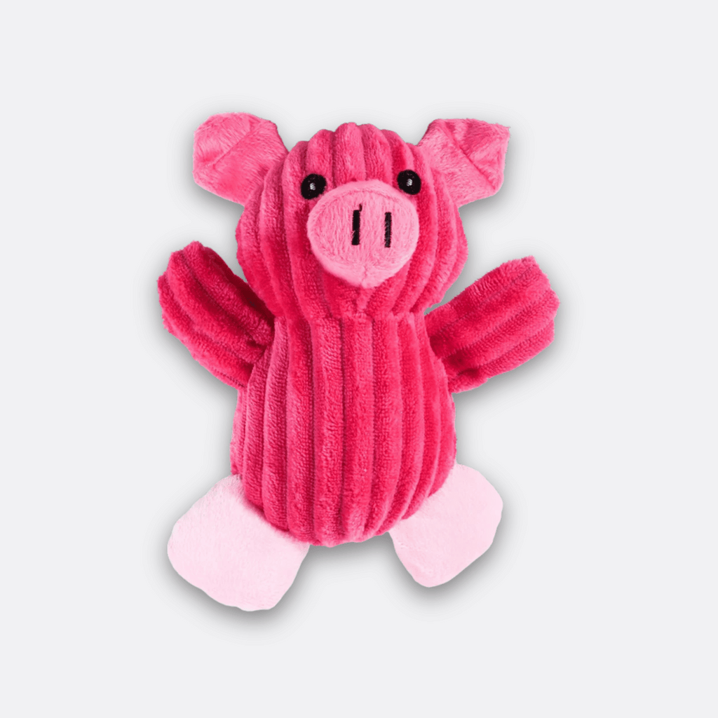 Kosebamse hund rosa gris