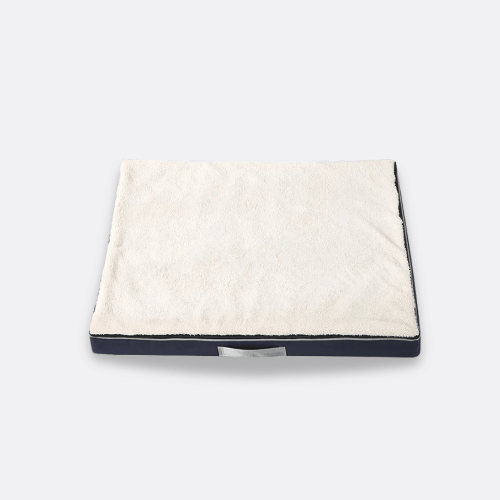 Hundemadrass i memory foam hvit