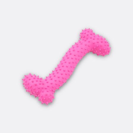 Hundebein gummi rosa