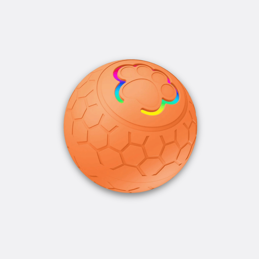 Smart interaktiv ball for hunder oransje