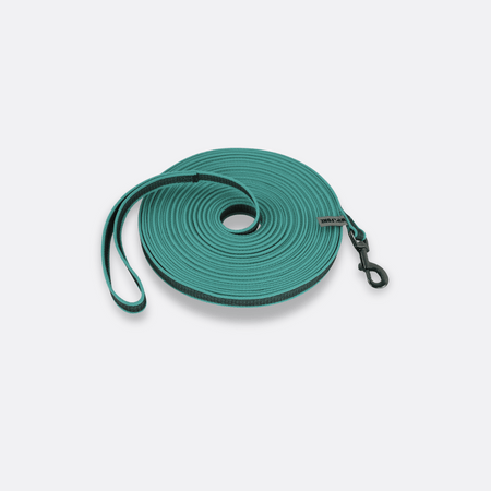 Langt Hundekobbel i Fiber grønn