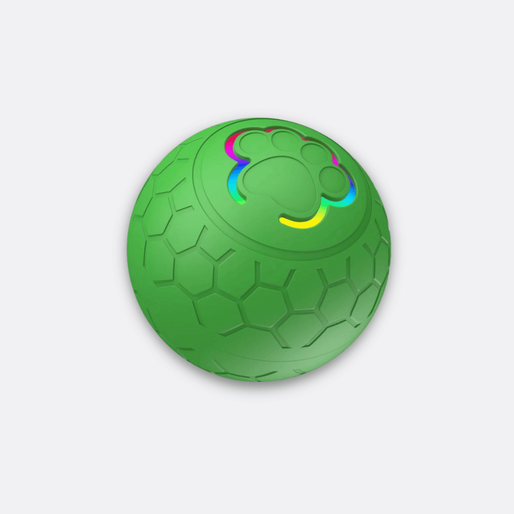 Smart interaktiv ball for hunder grønn