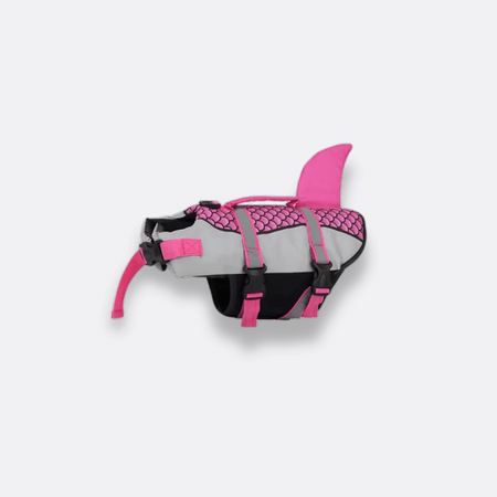 Flytevest hund hai-design rosa