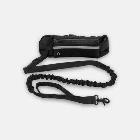 Magebelte hund med elastisk kobbel