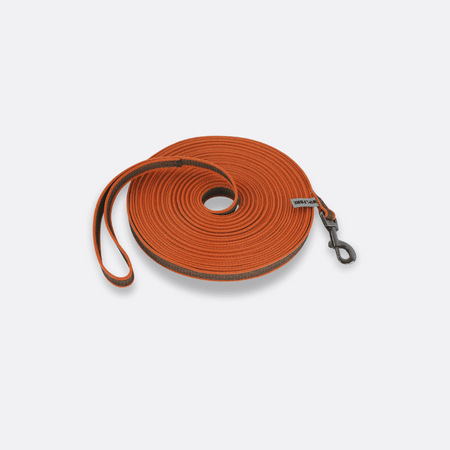 Langt Hundekobbel i Fiber oransje