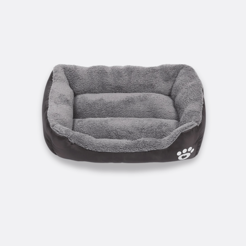 seng til hund mørkegrå