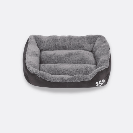 seng til hund mørkegrå