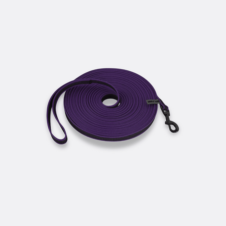 Langt Hundekobbel i Fiber lilla
