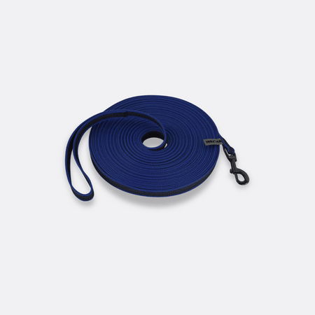Langt Hundekobbel i Fiber marineblå