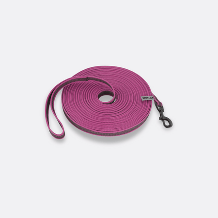 Langt Hundekobbel i Fiber rosa