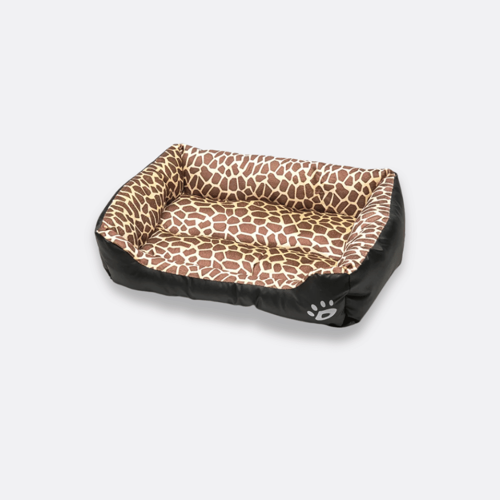 seng til hund leopardmønster