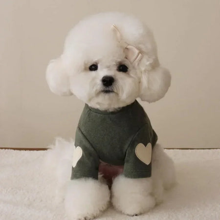 Polyester hundegenser grønn