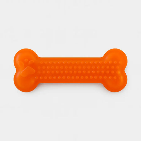 hundebein i gummi oransje