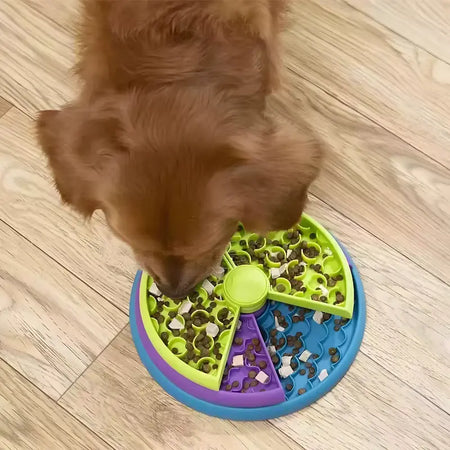 slowfeeder puslespill hund